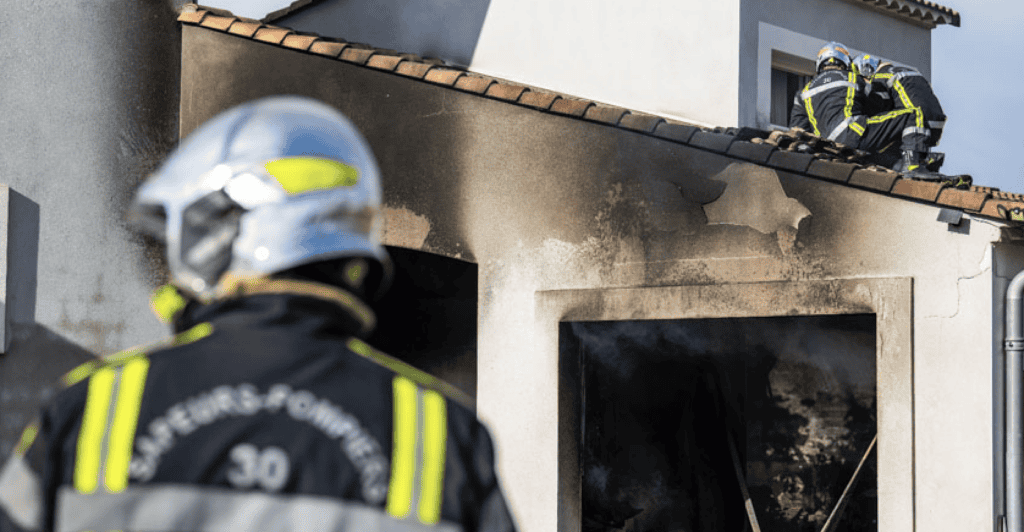 Près d’Ales : les pompiers interviennent pour un feu d’habitation