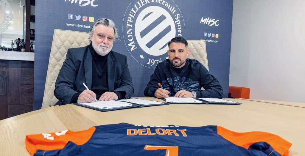 Montpellier : l’attaquant Andy Delort signe son retour au MHSC
