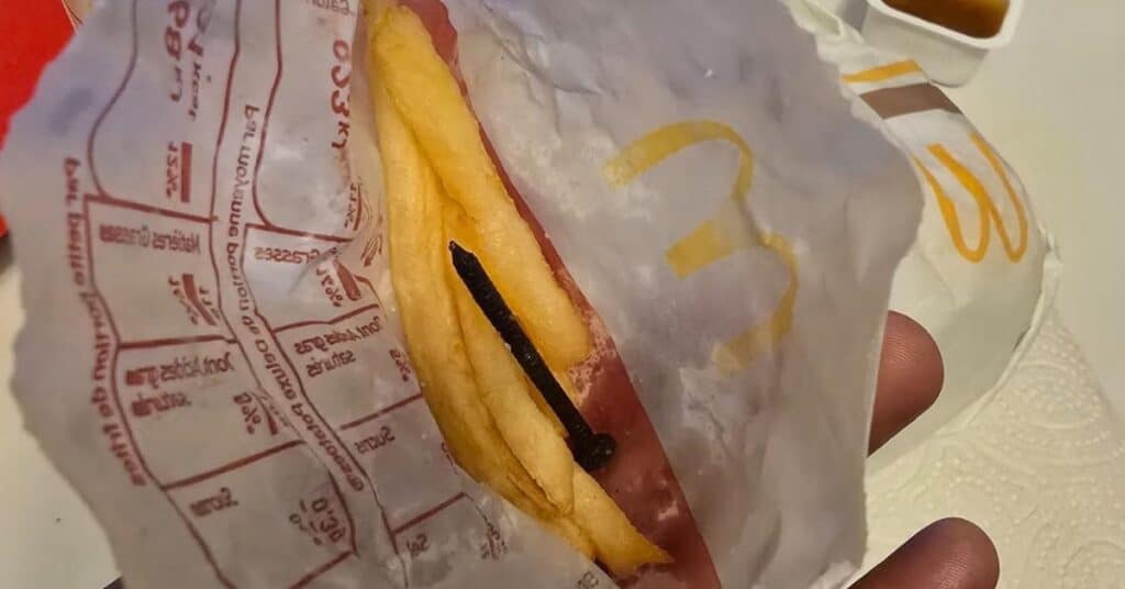 Santé : il commande des frites chez McDonald’s et fait la découverte d’un clou