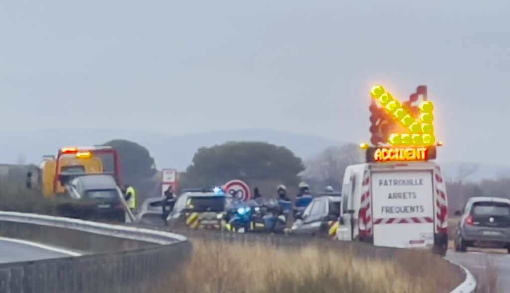 Accident sur la RD 62 : importante perturbation entre La Grande-Motte et Montpellier