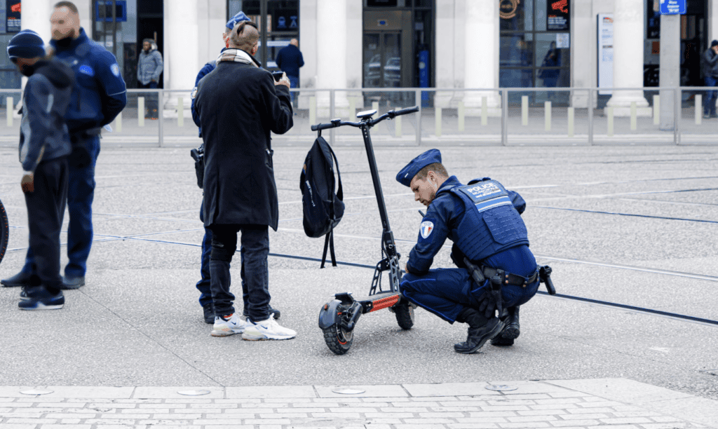 Contrôle des trottinettes à Montpellier : 13 verbalisations près de la gare