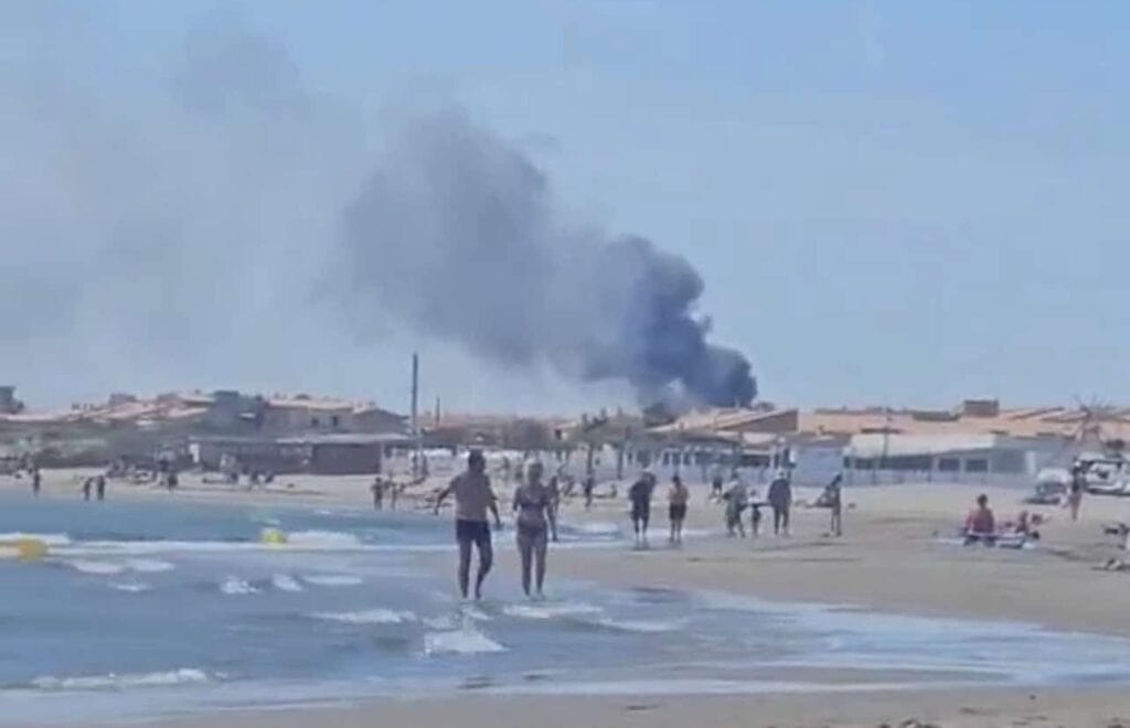 Hérault : important départ de feu au Grau d’Agde