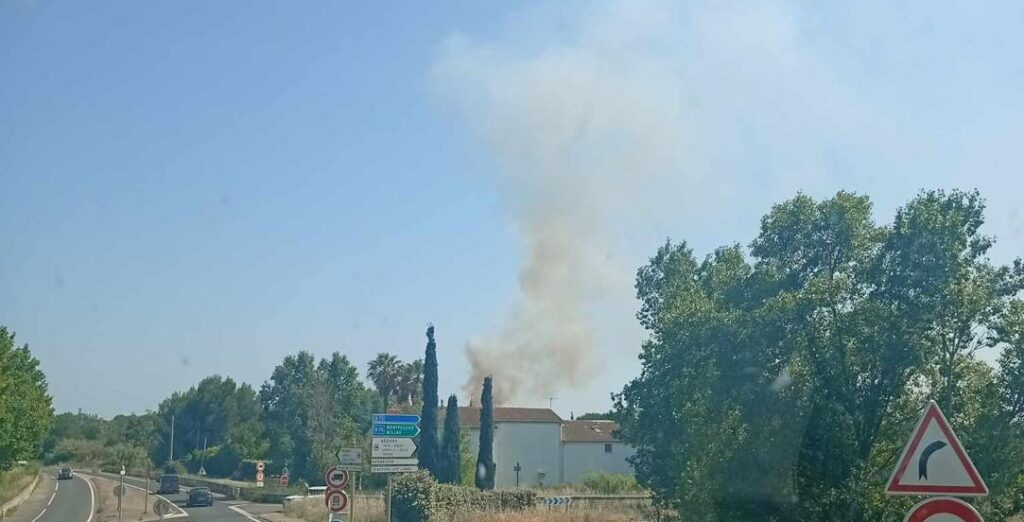 Hérault : un départ de feu signalé à Béziers