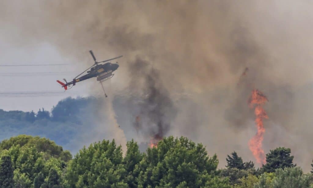 Gard : incendie en cours ce dimanche près de la vallée du Rhône