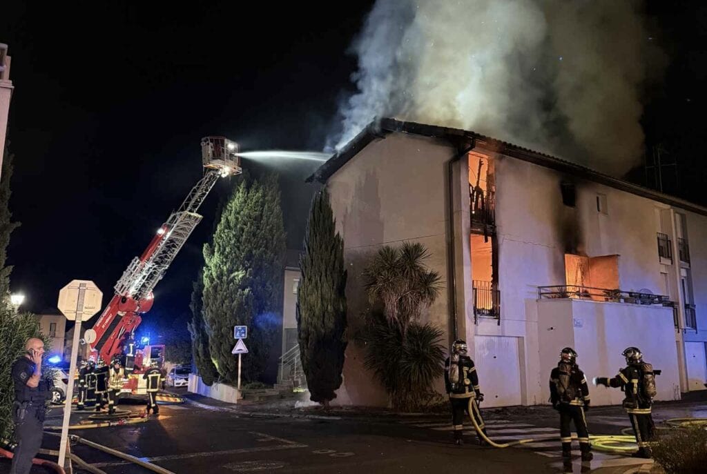 Hérault : incendie d’habitation en cours ce samedi soir à Boujan sur Libron