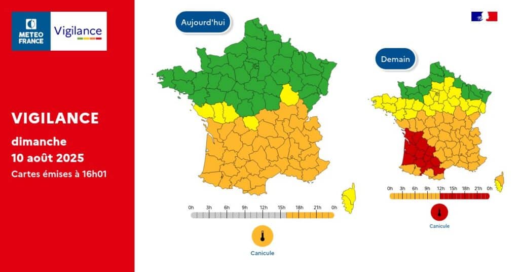 Météo : la vigilance rouge canicule déclenchée en Occitanie dans plusieurs départements