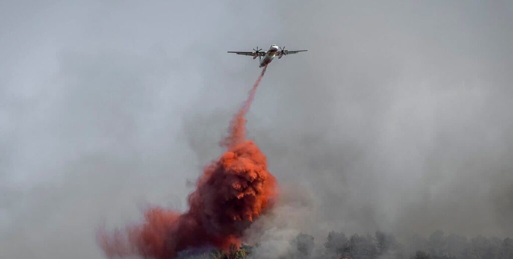 Aude : incendie, l’A9 ainsi que plusieurs routes coupées