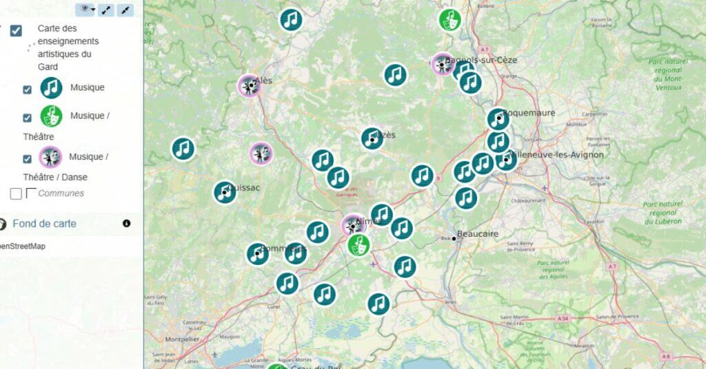 Gard : où pratiquer la musique, la danse, le théâtre ? une carte interactive fait le point