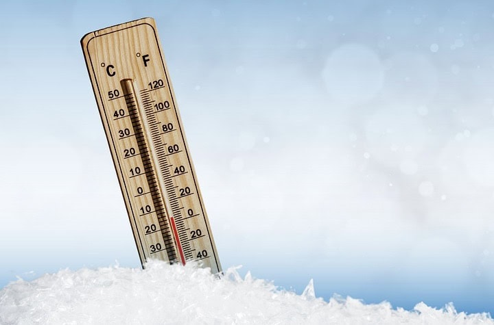 températures froid météo