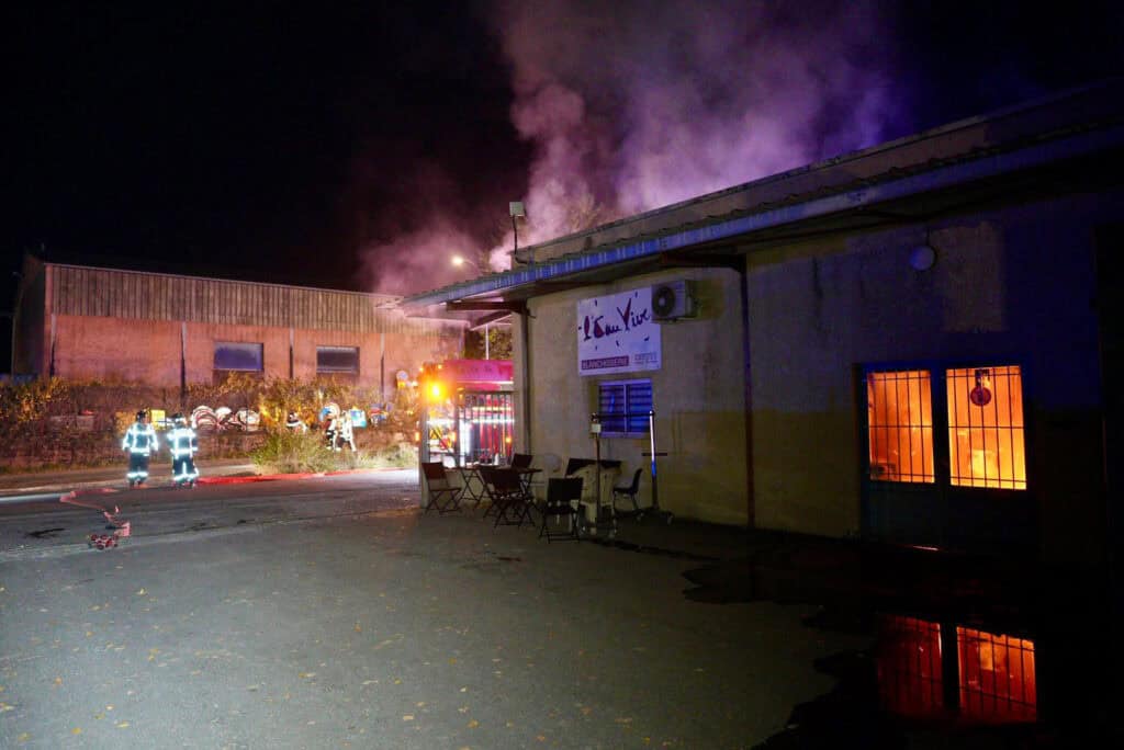 Gard : incendie à Anduze, 400m² d’une blanchisserie touchés