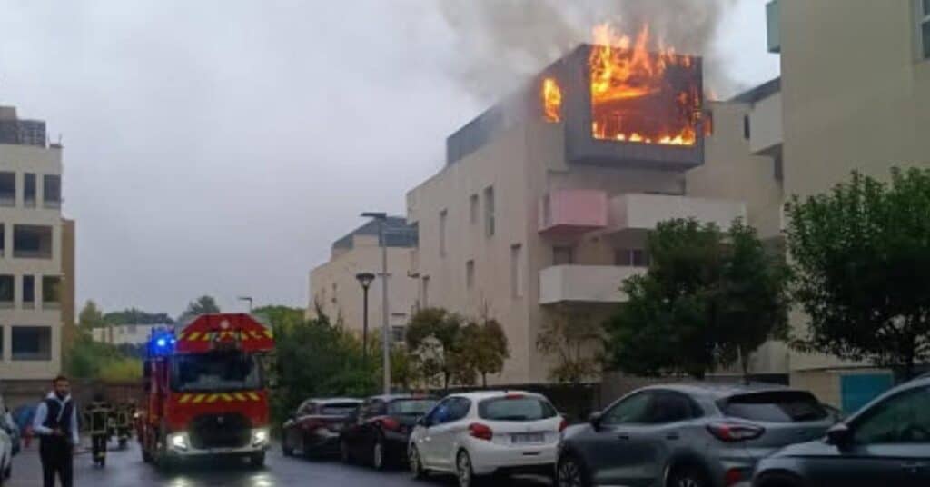 Montpellier : un appartement ravagé par un incendie dans le quartier de la Pompignane