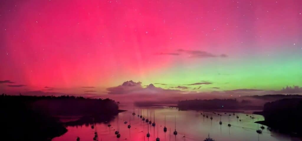 Les images des splendides aurores boréales cette nuit !