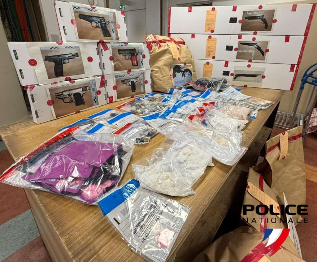 Montpellier : 24 kg de drogue et 8 armes saisies chez un homme interpellé