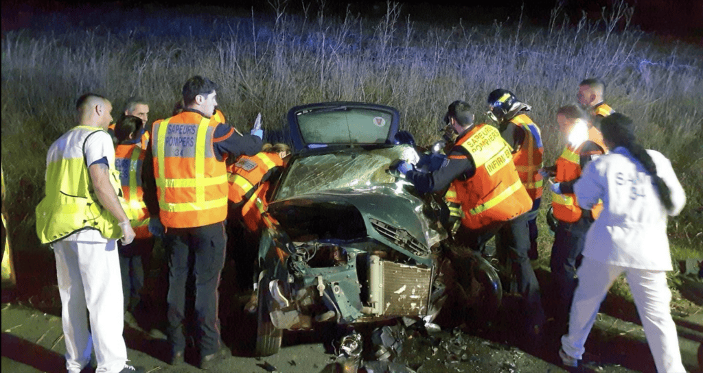 Hérault : accident de la route à Magalas, deux enfants en urgence relative