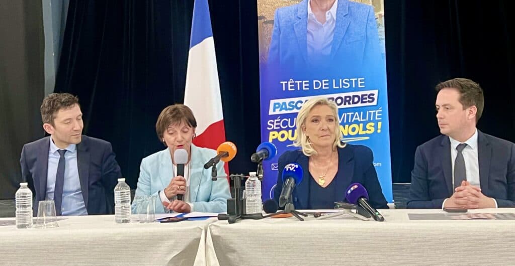 Bagnols-sur-Cèze : Marine Le Pen en soutien à la candidate RN Pascale Bordes