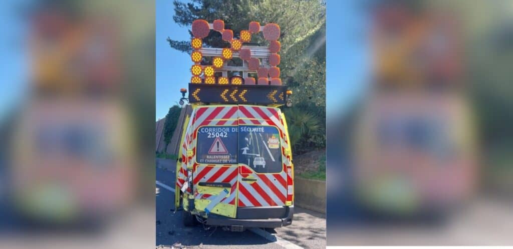 Vinci Autoroutes : un nouveau véhicule d’intervention percuté