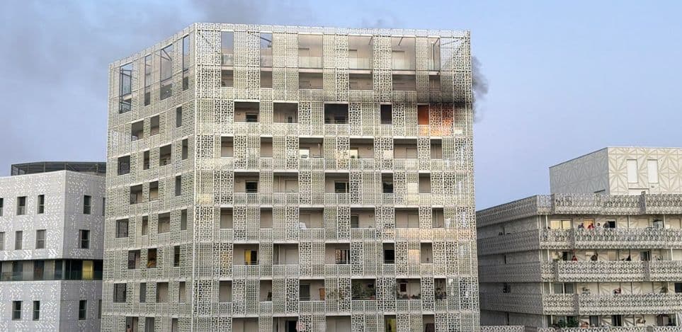 Montpellier : un incendie se déclare au 11e étage d’un immeuble à Port Marianne