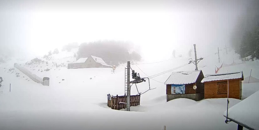 Météo : d’importantes chutes de neige dans les Pyrénées