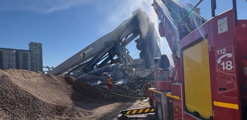Hérault : un dégagement de fumée provenant d’une grue dans le port de Sète mobilise les pompiers